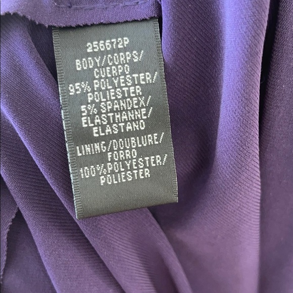 JS Boutique Purple Keyhole Dress - Picture 7 of 7